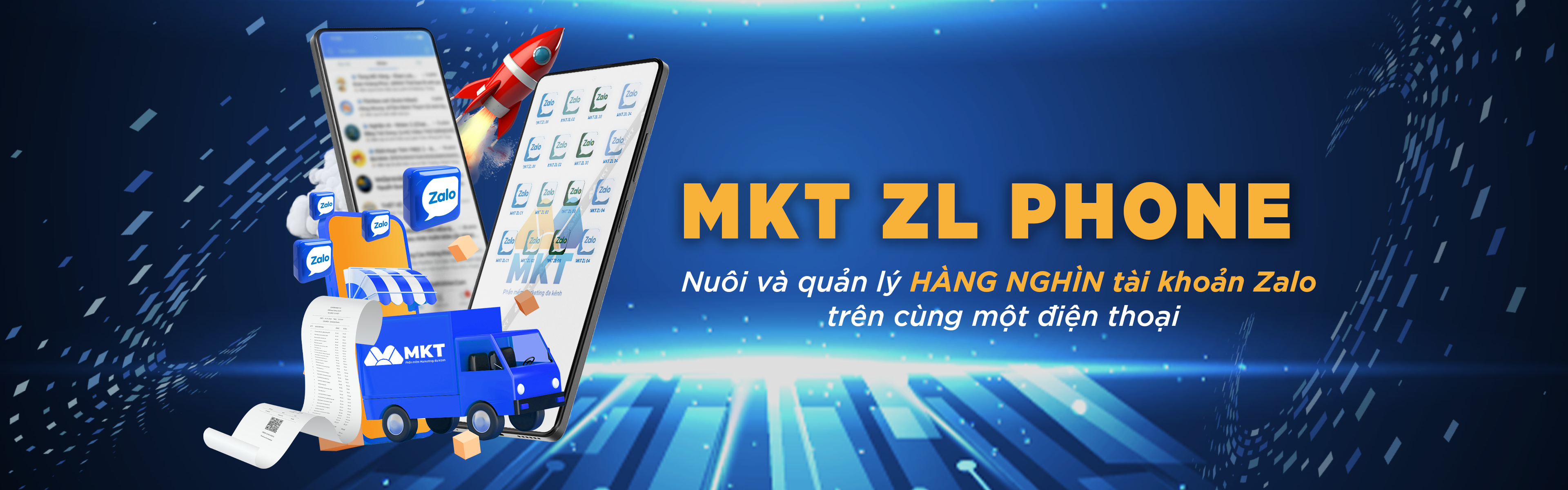 Banner Slide MKT Zalo Phone