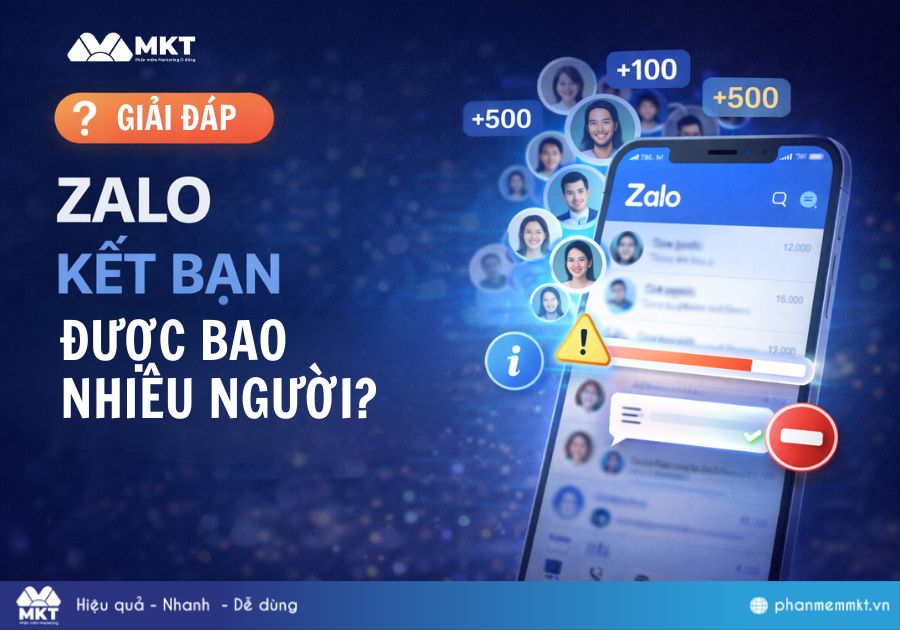 Zalo kết bạn được bao nhiêu người?