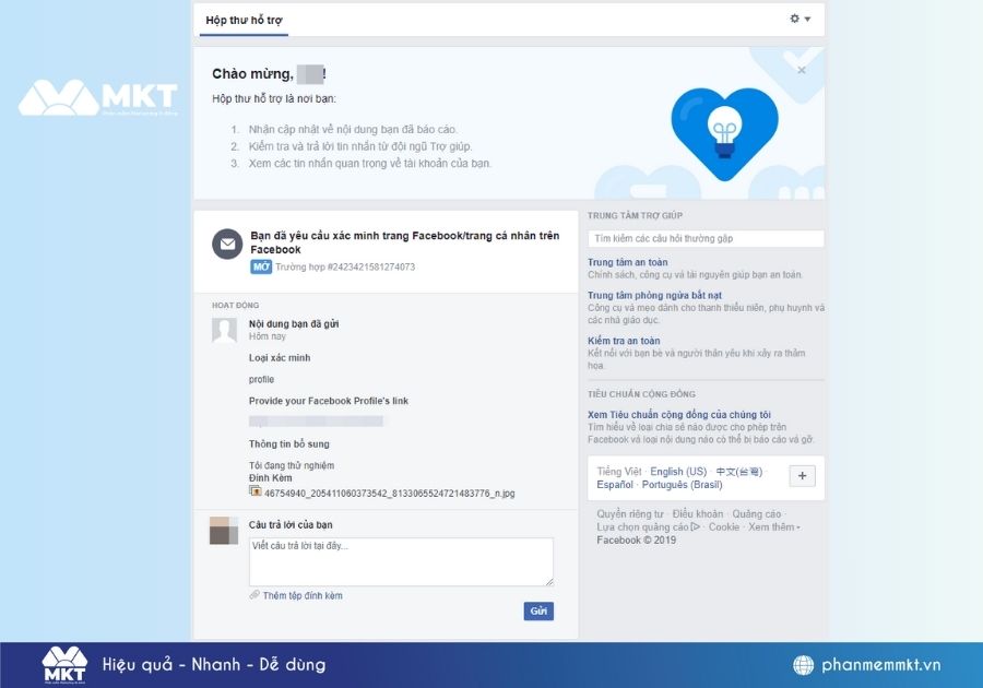 Làm sao để có tick xanh Facebook