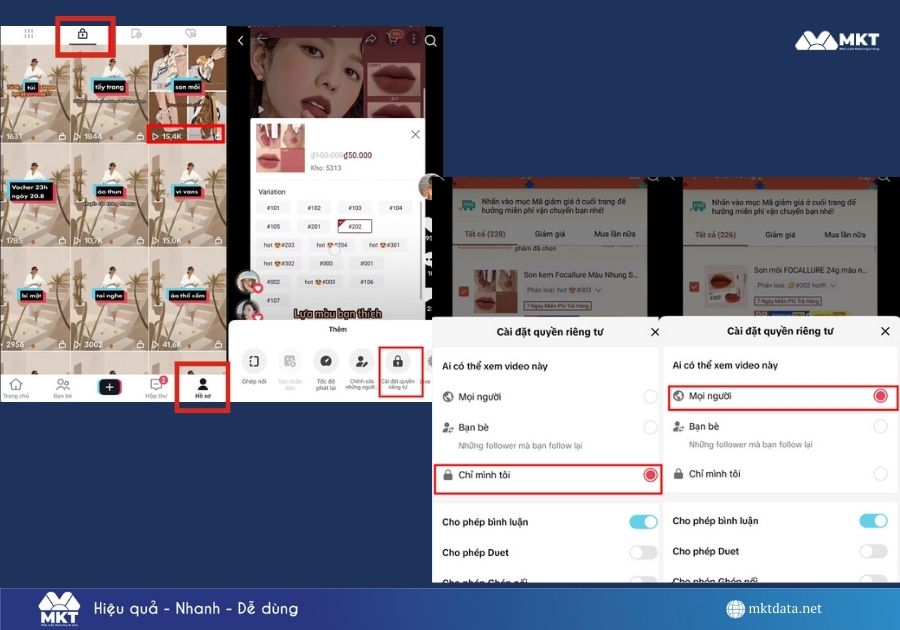 lý do đăng video TikTok không có lượt xem