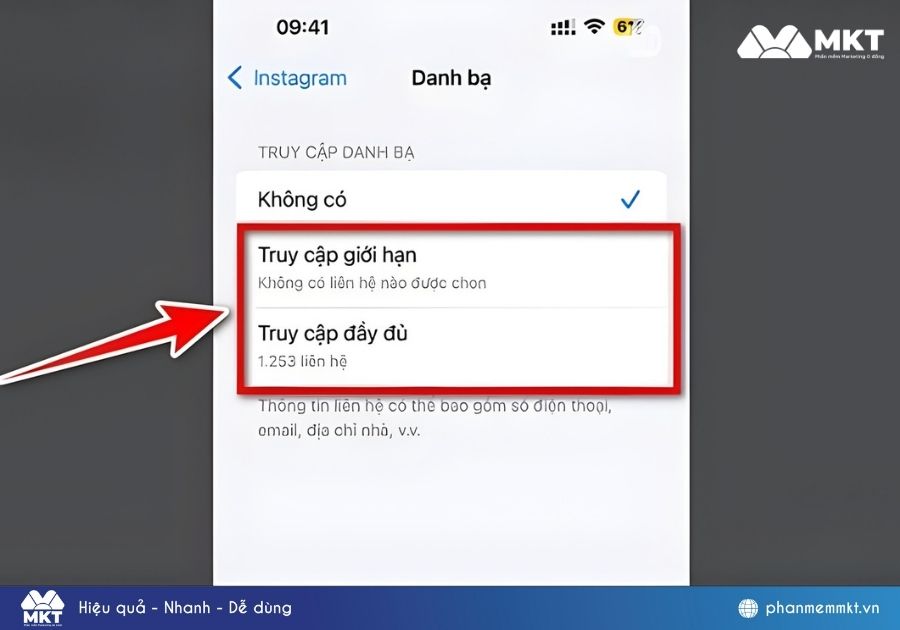 tìm Instagram qua số điện thoại