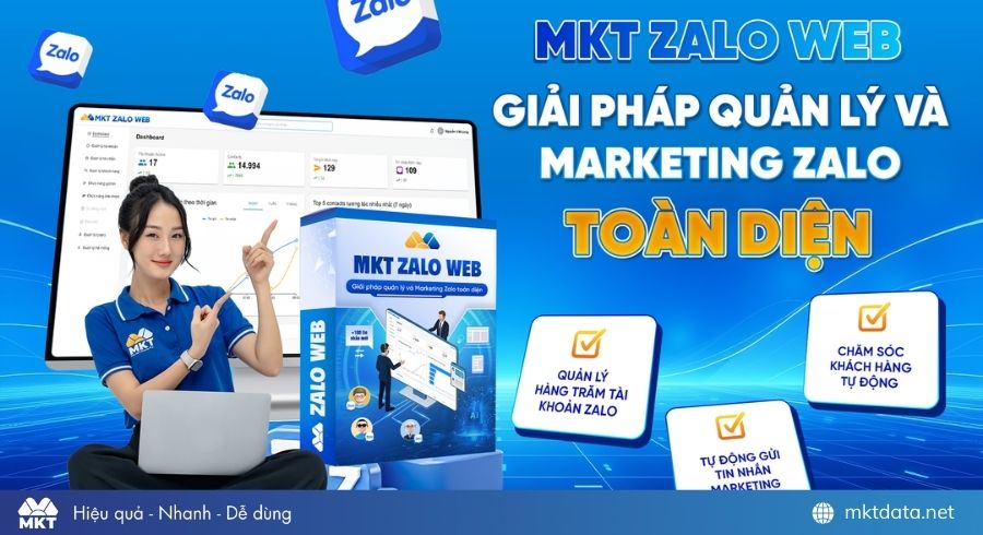 Phần mềm MKT Zalo Web