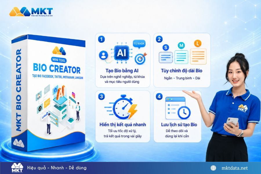 Tạo bio bằng AI