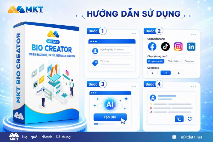 Tạo bio bằng AI