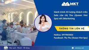 Tăng khách trên Zalo